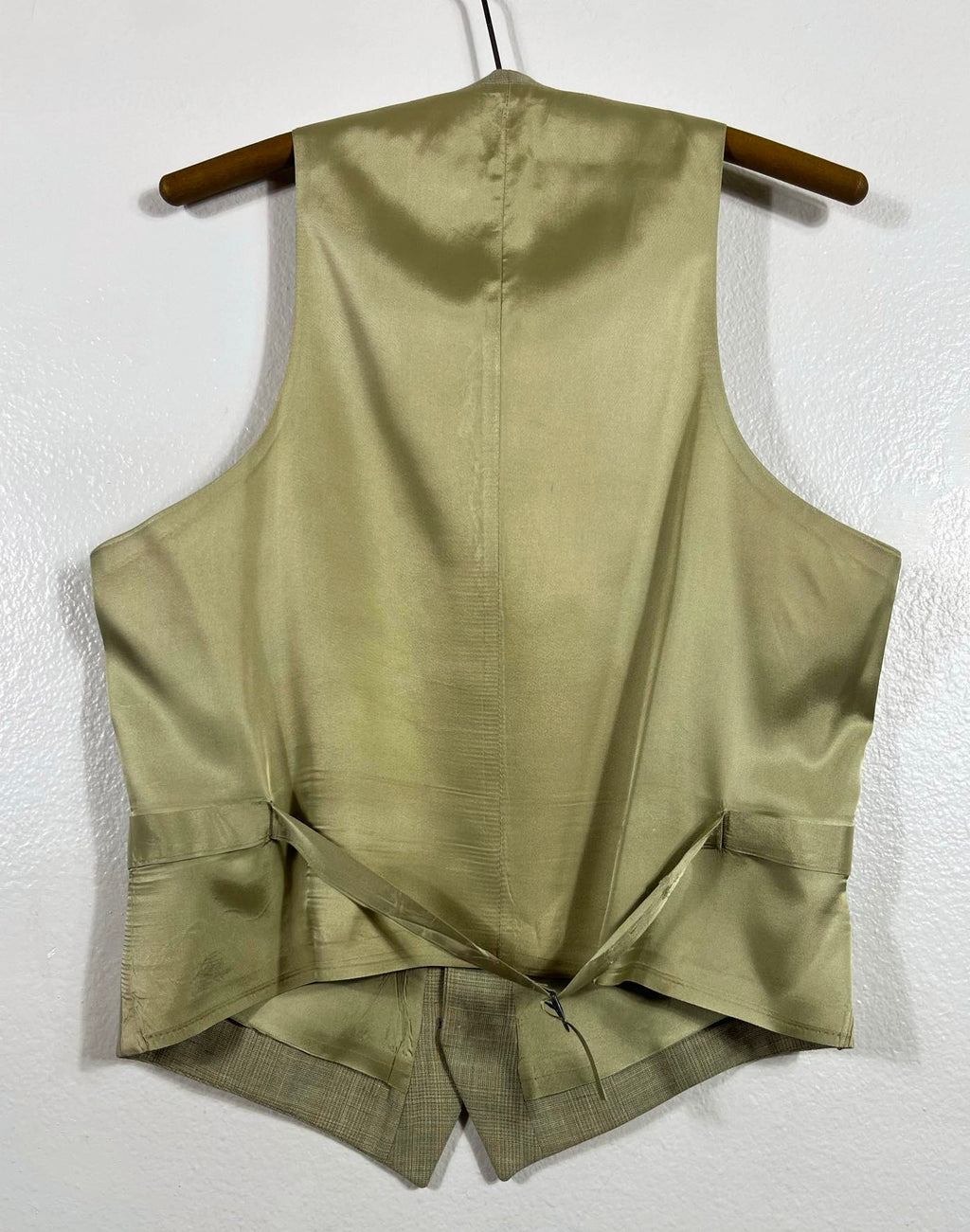 Vtg Tweed Fitted Vest