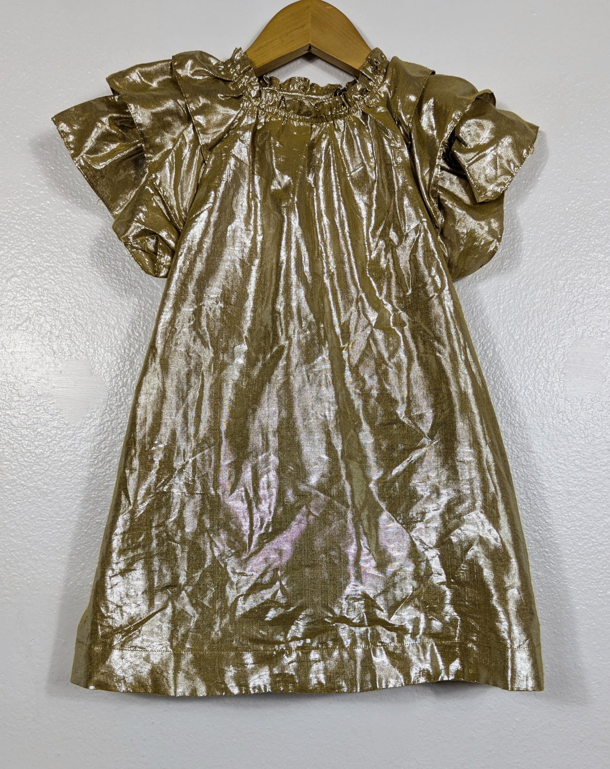 Metallic Gold Party Dress size 5